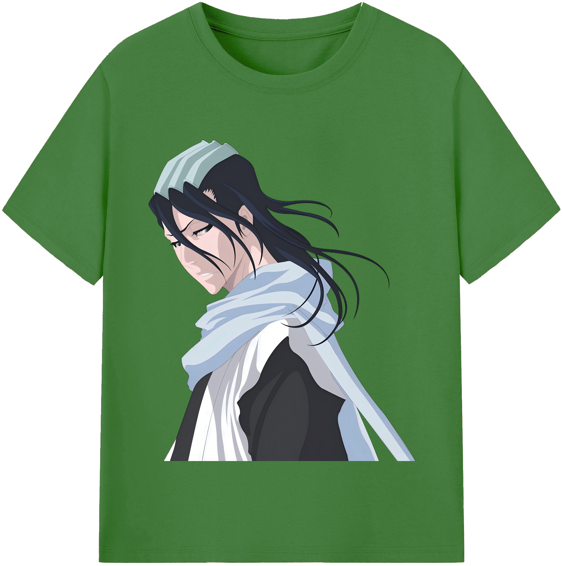 （画像用） ブリーチ くちき びゃくや BLEACH Kuchiki Byakuya レディースカジュアルプリントTシャツ（綿100％）